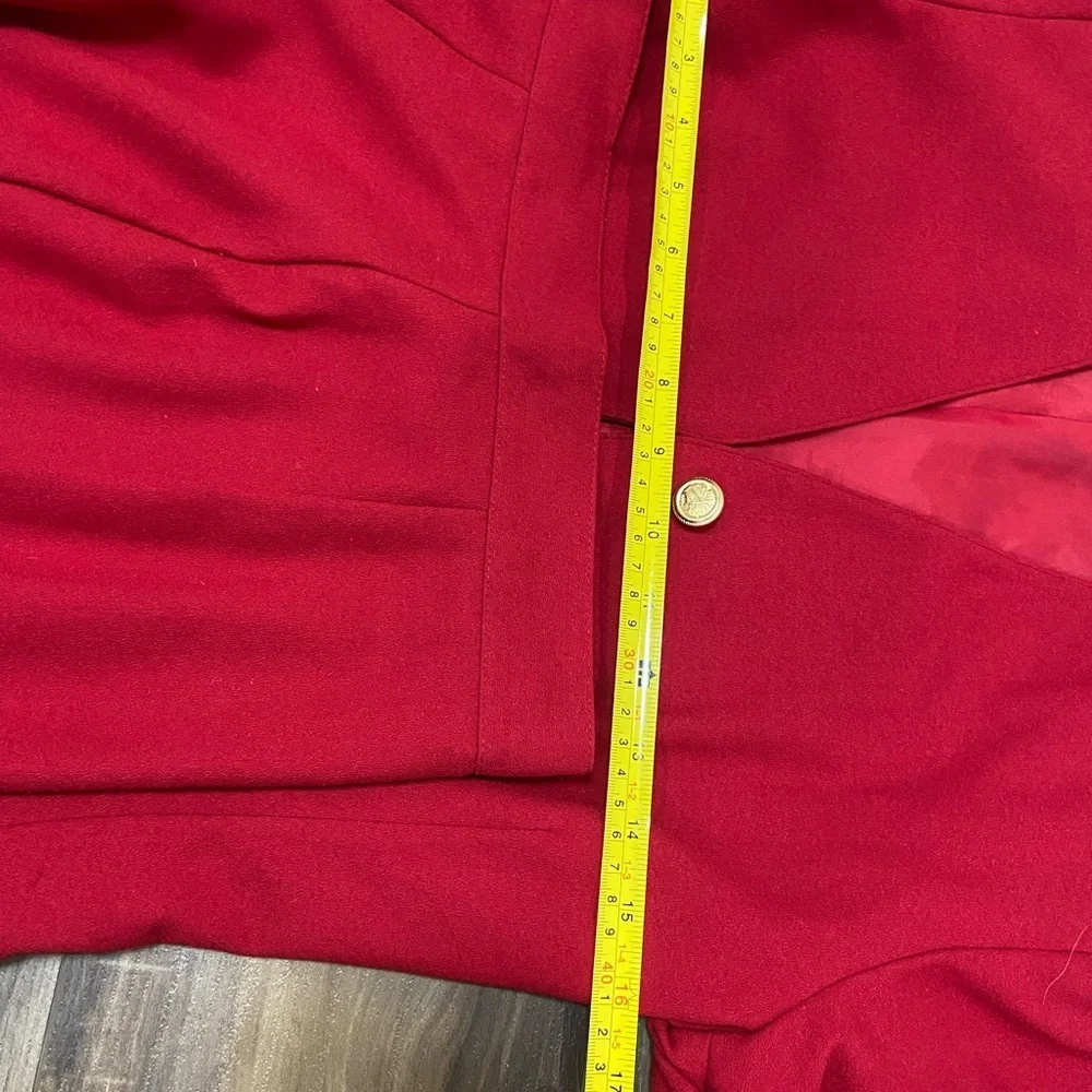 Vintage Beechers Brook Red Blazer and Skirt Set - Picture 4 of 6